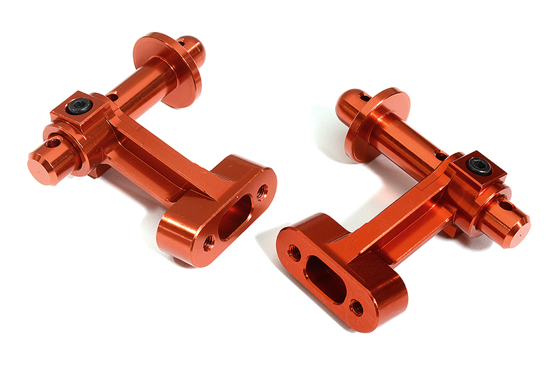 C31315RED Billet Machined Rear Body Mount Set for Arrma 1/10 Vorteks 4X4 3S BLX ARA320630 - Image 1