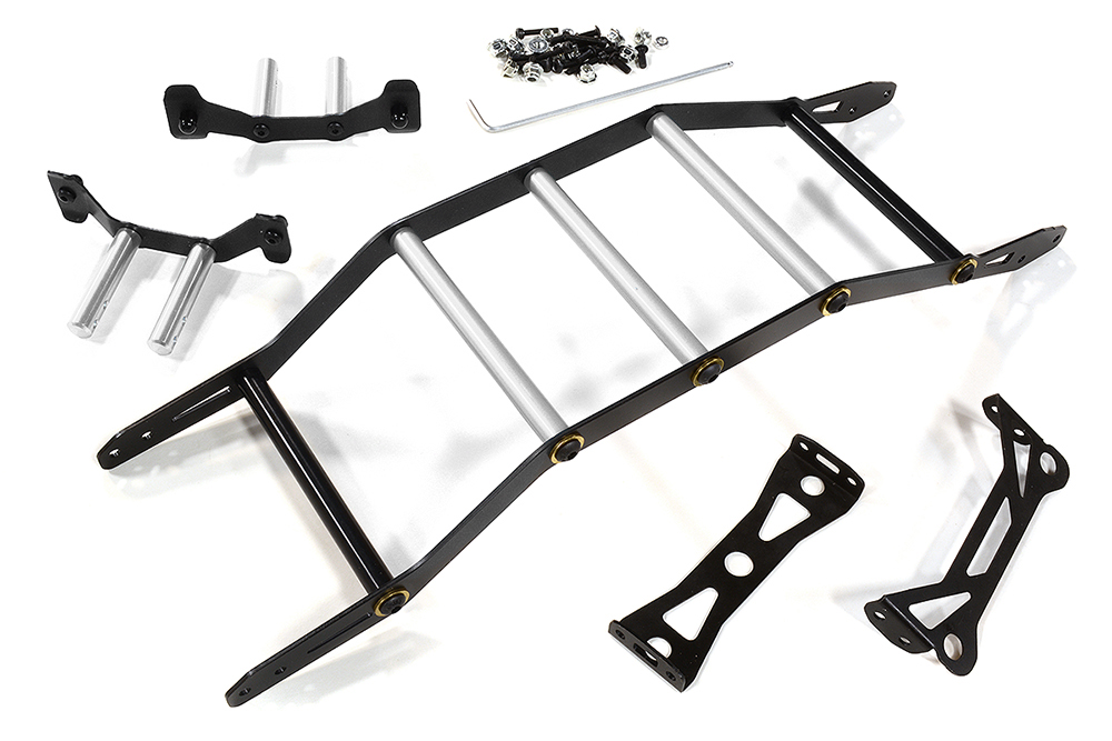 C31324SILVER Alloy Exo-Skeleton Body Roll Cage Kit for Arrma 1/10 Granite 4X4 3S BLX AR402261 - Image 1
