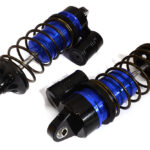 Blue Billet Machined Piggyback Front Shocks for Losi 1/5 Scale DBXL-E & 2.0