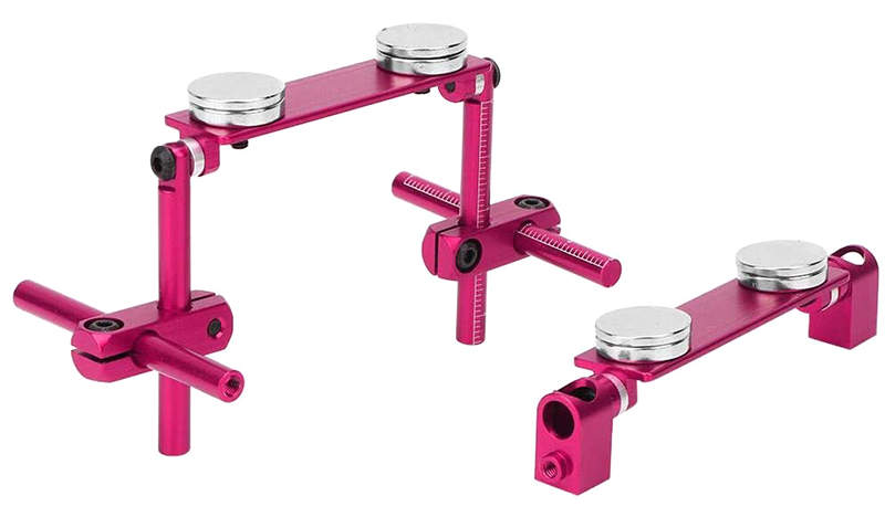 C31354PINK Magnetic Force Type Body Mount Set for 1/10 Drift Car - Image 1