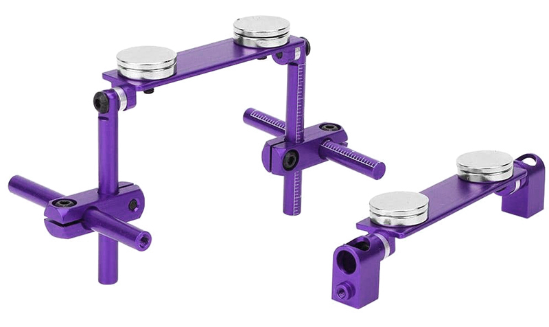 C31354PURPLE Magnetic Force Type Body Mount Set for 1/10 Drift Car - Image 1