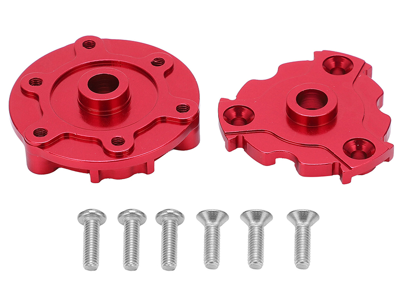 C31381RED Alloy Machined Spur Gear Adapter for Traxxas X-Maxx 8S & E-Revo 2.0 5351 - Image 1