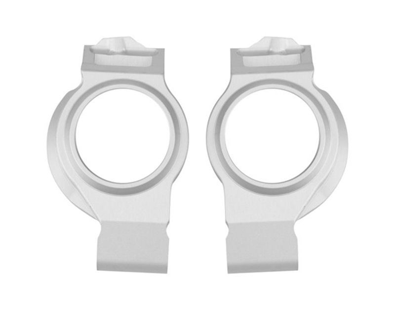 C31412SILVER Alloy Machined Caster Blocks for Traxxas X-Maxx 4X4 7732 - Image 1