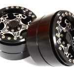 2.2 Size Billet Machined Alloy 5 Spoke Wheels (2) 150g Each for 1/10 Crawler