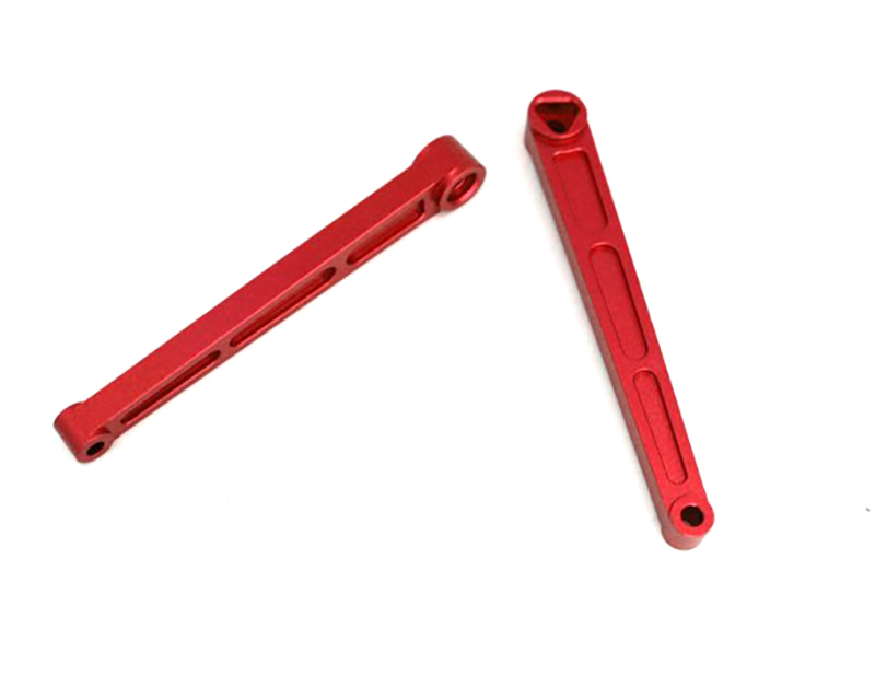 C31475RED Alloy Rear Sway Bar Lever Arms for Losi 1/10 Lasernut U4 4WD Brushless RTR - Image 1