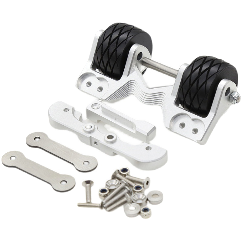 C31492SILVER Wheelie Bar Set for Traxxas 1/10 Maxx 4S Truck 8976 - Image 1