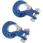 1/10 Model Scale Alloy Tow Rope / Cable Winch Hook (2) for Off-Road Crawler