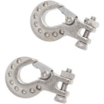 1/10 Model Scale Alloy Tow Rope / Cable Winch Hook (2) for Off-Road Crawler