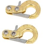 1/10 Model Scale Alloy Tow Rope / Cable Winch Hook (2) for Off-Road Crawler