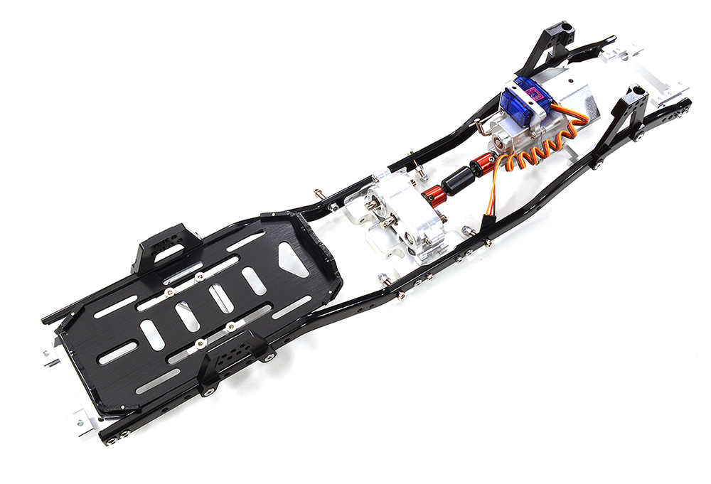 C31576BLACKSILVER Alloy 1/10 MCZ10 Trail Off-Road Scale Crawler Chassis Frame w/ 2-Speed - Image 1