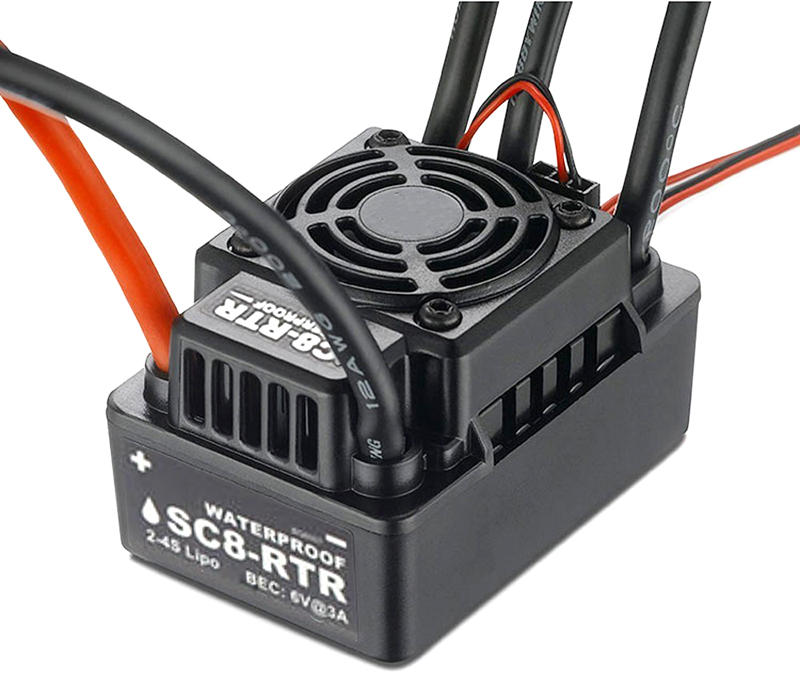 C31593 Brushless ESC 120A SC8-RTR Waterproof 2-4S for RC Car - Image 1