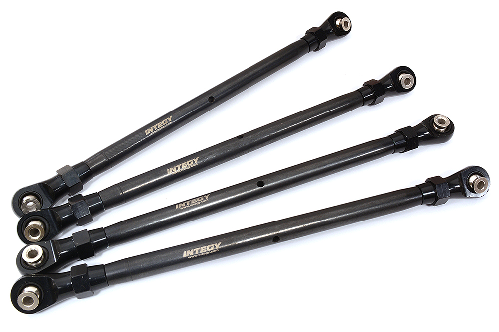 C31639BLACK Black Front and Rear Lower Suspension Links for Axial SCX6 RC Crawler 254004 - Image 1