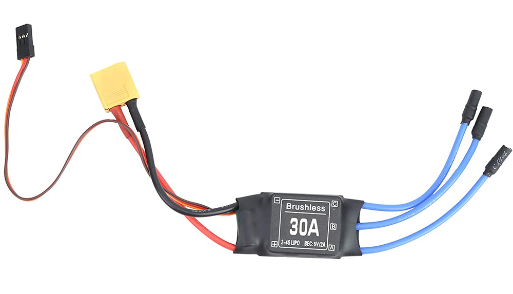 C31648 30A Brushless Type 2S-4S ESC Forward Only for RC Plane w/ XT60 - Image 1