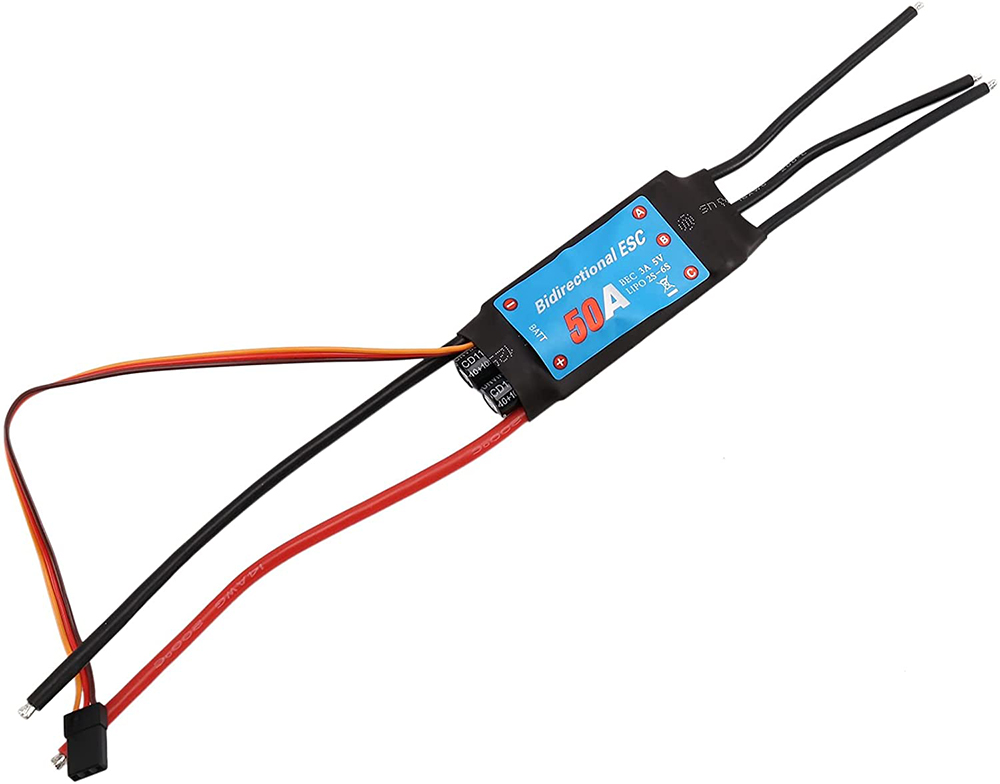 C31653 50A Brushless Type 2S-6S ESC Forward/Reverse for R/C Car Application - Image 1