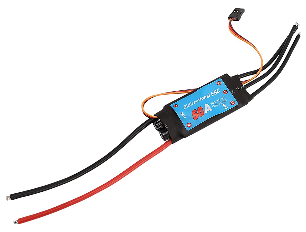 C31654 60A Brushless Type 2S-6S ESC Forward/Reverse for R/C Car Application - Image 1