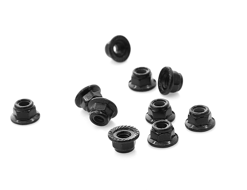 C31682BLACK Alloy Machined M4 Size Wheel Nut for 1/10 Scale Traxxas RC - Image 1