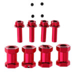 Alloy Machined 12mm Hex Wheel Adapters for 1/10 Car, Truck & Buggy W=20mm
