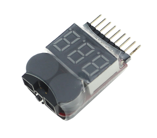 C31767 2-in-1 Digital Voltage Checker 1-8S + Low Voltage Warning Buzzer - Image 1