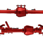 Alloy Machined Front & Rear Axle Housings for Axial SCX6 252000 252001