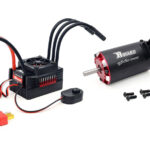 3800kV Brushless Motor 3665 Size 5mm Shaft w/ 80A ESC for RC Car