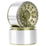 Alloy Machined Wheels (2) for Axial SCX6 45001