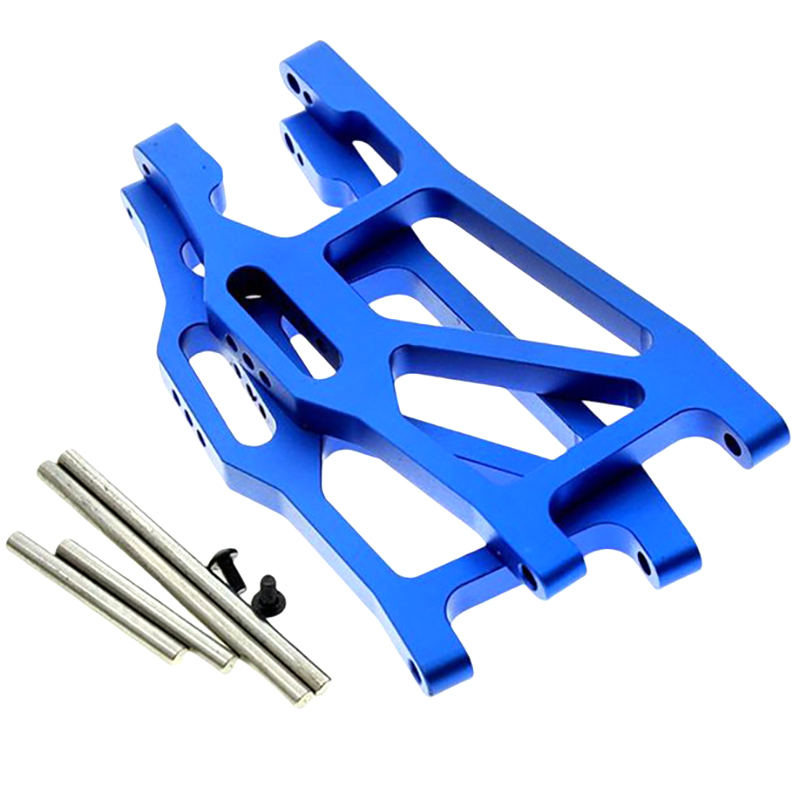 C31873BLUE Alloy Machined Lower Suspension Arms for Traxxas 1/10 Maxx 4S 8929 - Image 1