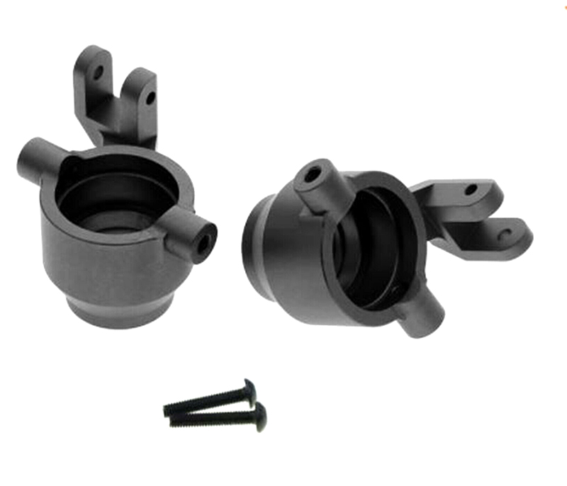 C31874BLACK Alloy Machined Steering Blocks for Traxxas 1/10 Maxx 4S 8937 - Image 1