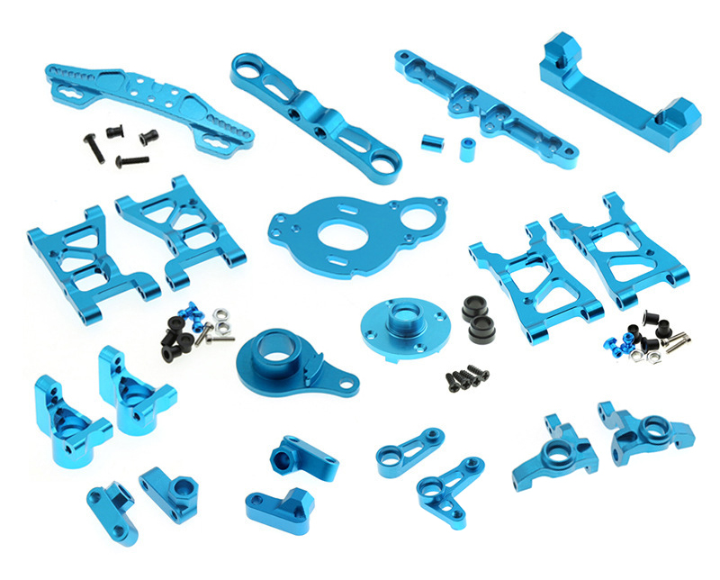 C31878BLUE Complete Hop-ups Alloy Conversion Kit for Tamiya XV-01 - Image 1