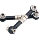 Alloy Machined M3 Size Ball End 40mm Linkages w/ Adjustable Turnbuckles