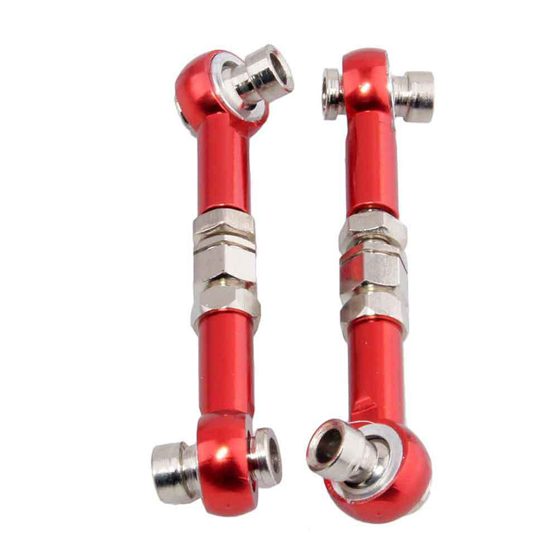 C31934RED Alloy Machined M3 Size Ball End 40mm Linkages w/ Adjustable Turnbuckles - Image 1