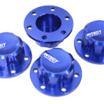Billet Machined Alloy Wheel Hub Caps for Axial SCX6 Crawler 45001