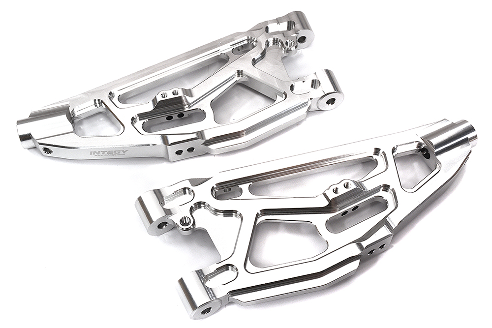 C31960SILVER Machined Front Lower Suspension Arms for Arrma 1/8 Kraton 6S BLX V5 ARA330656 - Image 1