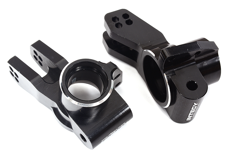 C31979BLACK Billet Machined Rear Hub Carriers for Arrma 1/8 Kraton 6S BLX V5 AR330404 - Image 1