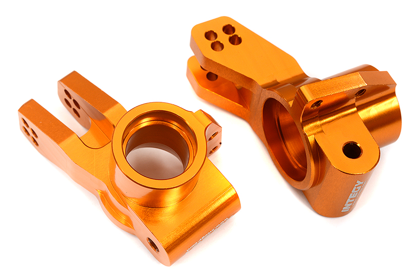 C31979ORANGE Billet Machined Rear Hub Carriers for Arrma 1/8 Kraton 6S BLX V5 AR330404 - Image 1