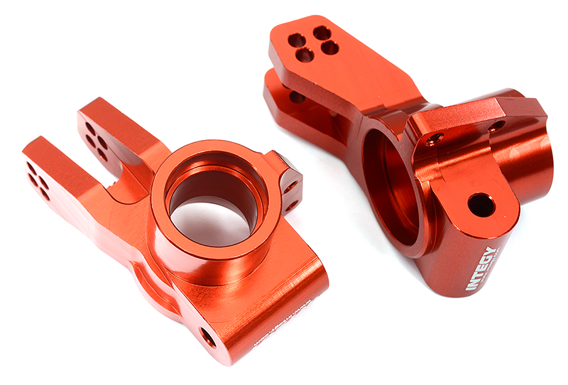C31979RED Billet Machined Rear Hub Carriers for Arrma 1/8 Kraton 6S BLX V5 AR330404 - Image 1