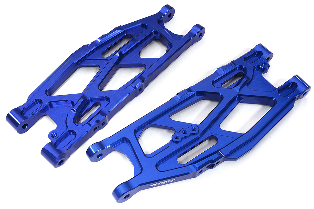 C31982BLUE Machined Rear Lower Suspension Arms for Arrma 1/8 Kraton 6S BLX V5 ARA330654 - Image 1