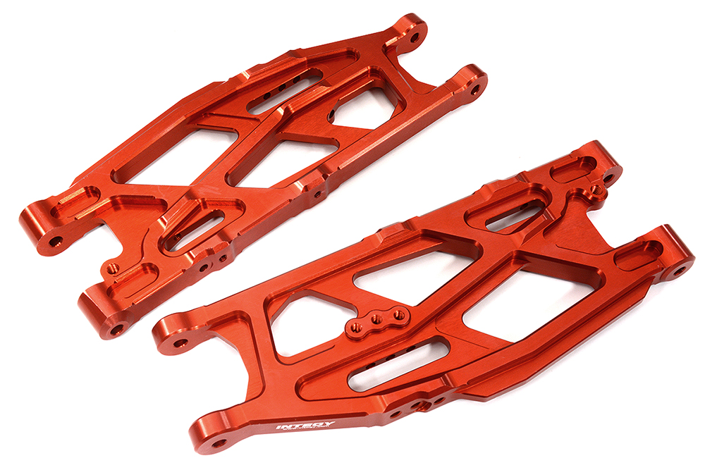 C31982RED Machined Rear Lower Suspension Arms for Arrma 1/8 Kraton 6S BLX V5 ARA330654 - Image 1