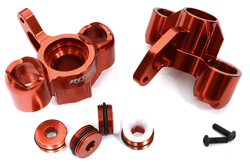 C31997RED Billet Machined Steering Knuckles for Arrma 1/8 Kraton 6S BLX V5 AR330505 - Image 1