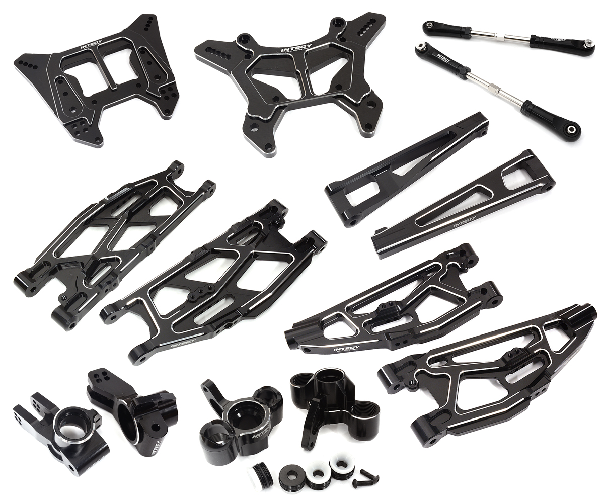 C32001BLACK Billet Machined Suspension Conversion Kit for Arrma 1/8 Kraton 6S BLX V5 - Image 1