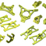 Green Billet Machined Suspension Upgrade Kit for Losi 1/10 2WD 22S Drag Car