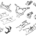 Silver Billet Machined Suspension Upgrade Kit for Losi 1/10 2WD 22S Drag Car