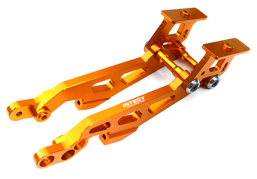 C32009ORANGE Billet Machined Alloy Wing Mount Set for Arrma 1/8 Kraton 6S BLX V5 AR320347 - Image 1