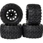 Wheel & Tire Set w/ 12mm Hex for 1/10 Off-Road (O.D.=124mm)