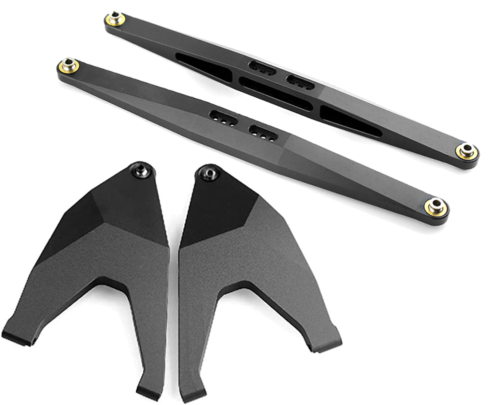 C32040BLACK Alloy Lower Suspension Arm Set for Traxxas 1/7 Unlimited Desert Racer 8533 8544 - Image 1