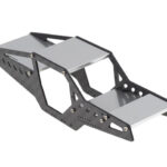 Composite CF Main Chassis Conversion for Axial 1/24 SCX24 Deadbolt & C10