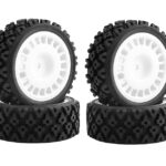 All Terrain Tire & Wheel Set for Tamiya TT01, TT02 & XV-01