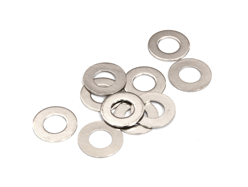C32128 Pack of 10 Metal Washers - 5x10x0.5mm Size for Hobby Use - Image 1
