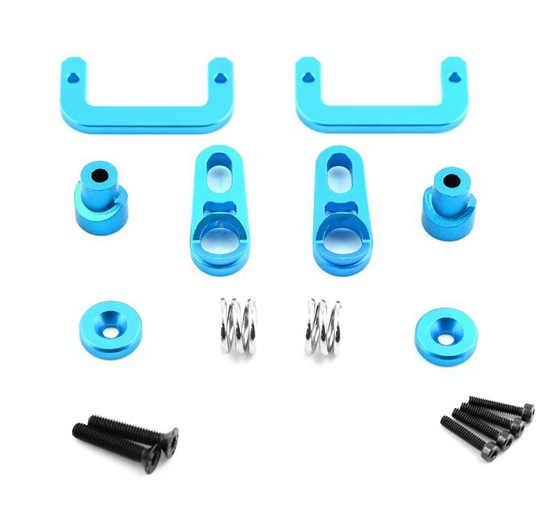 C32137LIGHTBLUE Shifting 25T Servo Savers & Servo Mounting Braces for TRX-4 & SCX10 III - Image 1