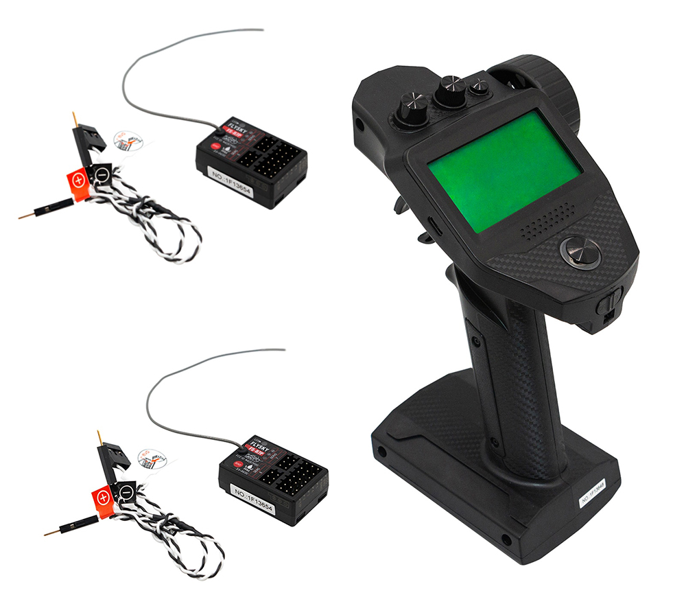 C32157 FlySky FS-G7P Controller 7CH 2.4G Remote with 2 pcs FS-R7P Receivers - Image 1