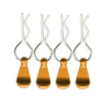 Bent-Up Color Body Clips (4) for 1/8, 1/7 & 1/5 RC Cars & Trucks (LxW=34x12mm)